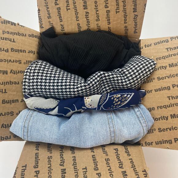 Old Navy Cotton On Women Multi Denim Ruffle Mini Skirt 4Pc Lot Set Size M/S/6/26 - Picture 8 of 8